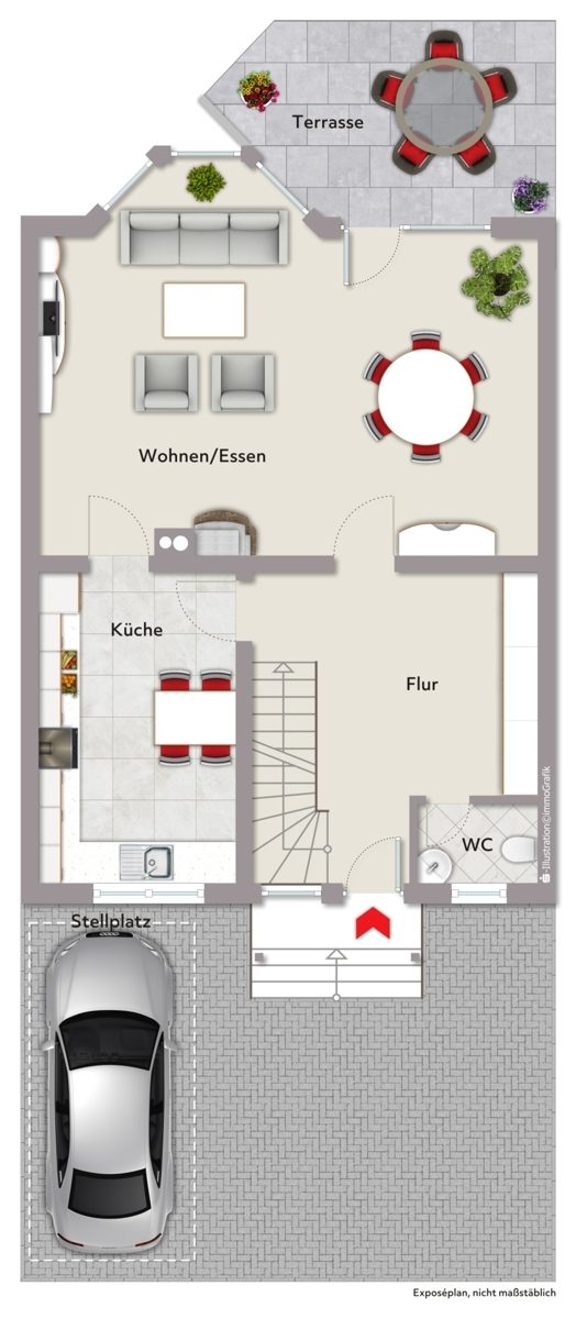 Immobilienangebot - Dettenheim / Rußheim - Wohnen & Anlage - Rückzugsort für die ganze Familie – Einfamilienhaus mit Garten, Kaminofen und flexiblem Nebengebäude