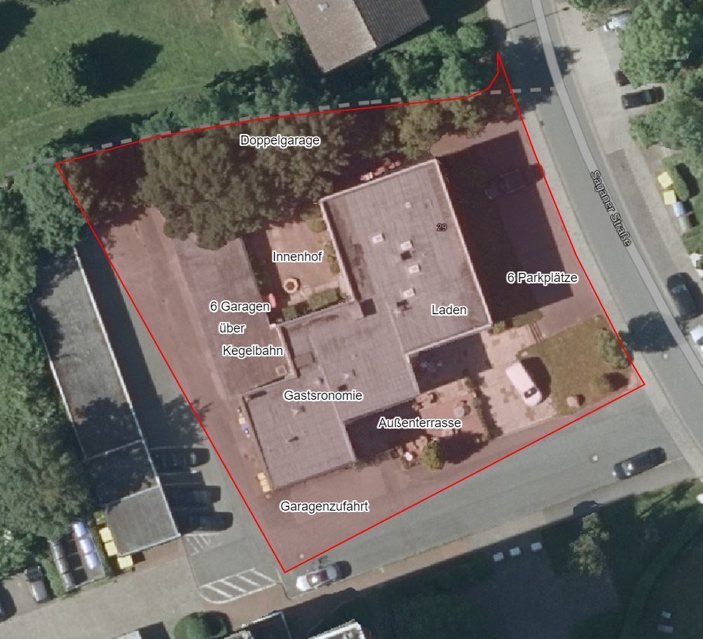 Immobilienangebot - Detmold - Alle - Vielseitig nutzbare Gewerbeimmobilie mit 4 Wohnungen