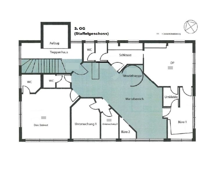 Immobilienangebot - Detmold - Gewerbe - Repräsentative Büro-/Praxisflächen + Parkplätze in zentraler Lage
EG: 420m²; 2. OG: 295 m²; 3. OG: 115 m², 39 PKW