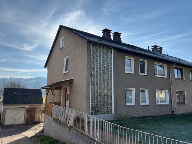 Immobilienangebot - Höxter - Alle - Doppelhaushälfte in ruhiger Lage mit Blick ins Grüne