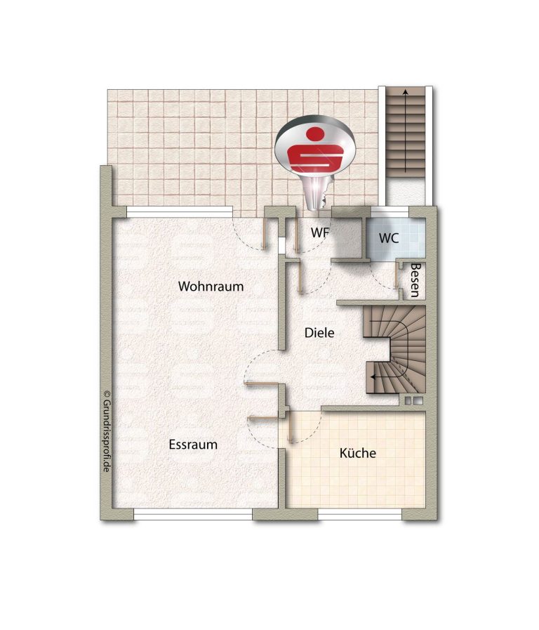 Immobilienangebot - Lage - Alle - Reihenendhaus in attraktiver Lage wartet auf neuen Glanz!