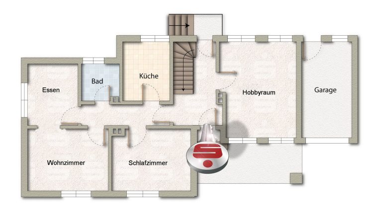 Immobilienangebot - Detmold / Diestelbruch - Alle - Platz für Ihre Ideen: Vielseitiges Einfamilienhaus in Diestelbruch!