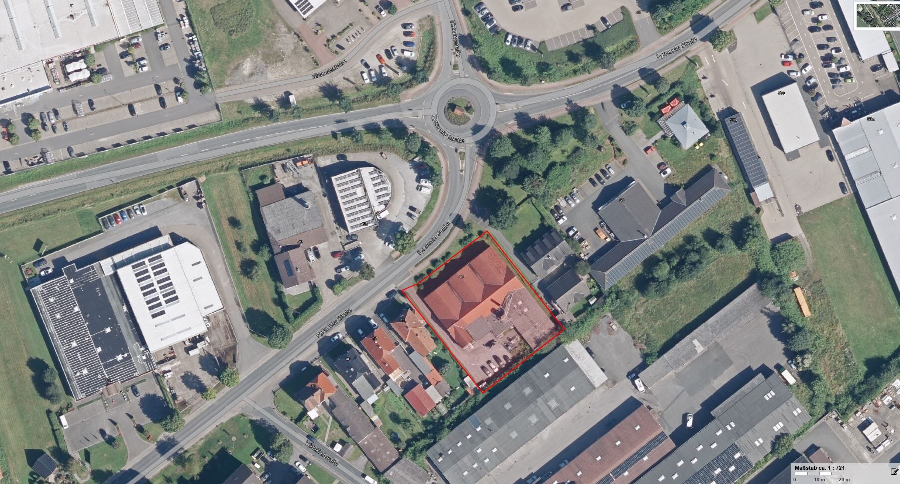 Immobilienangebot - Lügde - Gewerbe - Vielseitig nutzbare Halle in frequentierter Verkehrslage