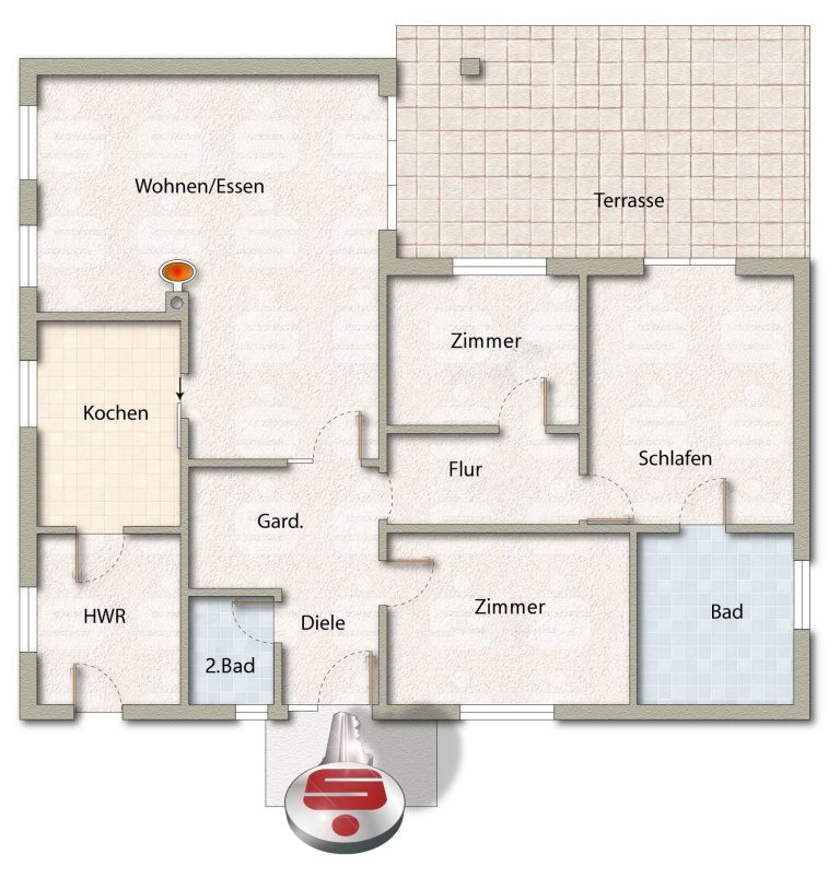 Immobilienangebot - Detmold / Diestelbruch - Alle - Einziehen und wohlfühlen!