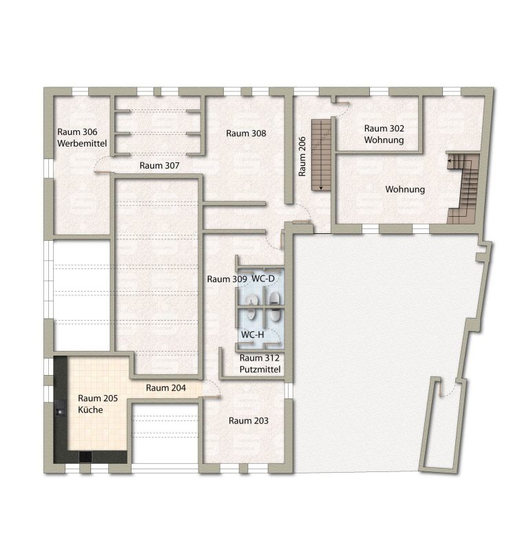 Immobilienangebot - Höxter / Stahle - Alle - Attraktives Wohn- und Geschäftshaus in zentraler Lage von Stahle