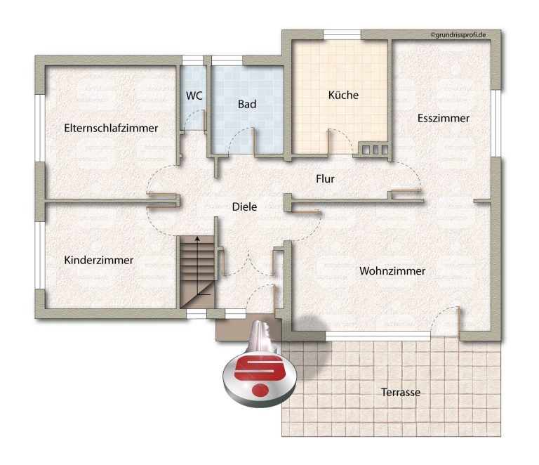 Immobilienangebot - Detmold / Heidenoldendorf - Alle - Raum für Ihre Ideen: Zweifamilienhaus in ruhiger Hinterbebauung wartet auf frischen Wind!