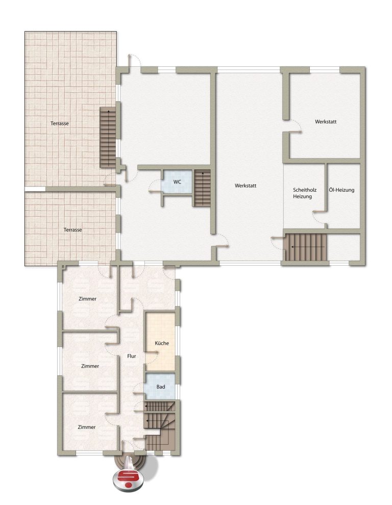 Immobilienangebot - Höxter / Ovenhausen - Alle - Großzügiges Wohnhaus mit Potenzial - für Familien und Individualisten