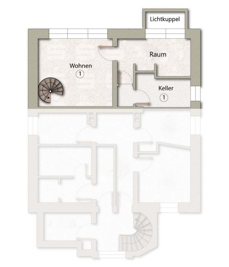Immobilienangebot - Detmold - Alle - Altbauwohnung mitten in der Stadt!