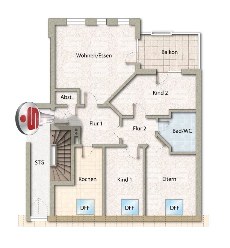 Immobilienangebot - Paderborn - Alle - Ihr neues Zuhause in Paderborn: Attraktive 4-Zimmer-Wohnung mit Balkon und idealer Anbindung!