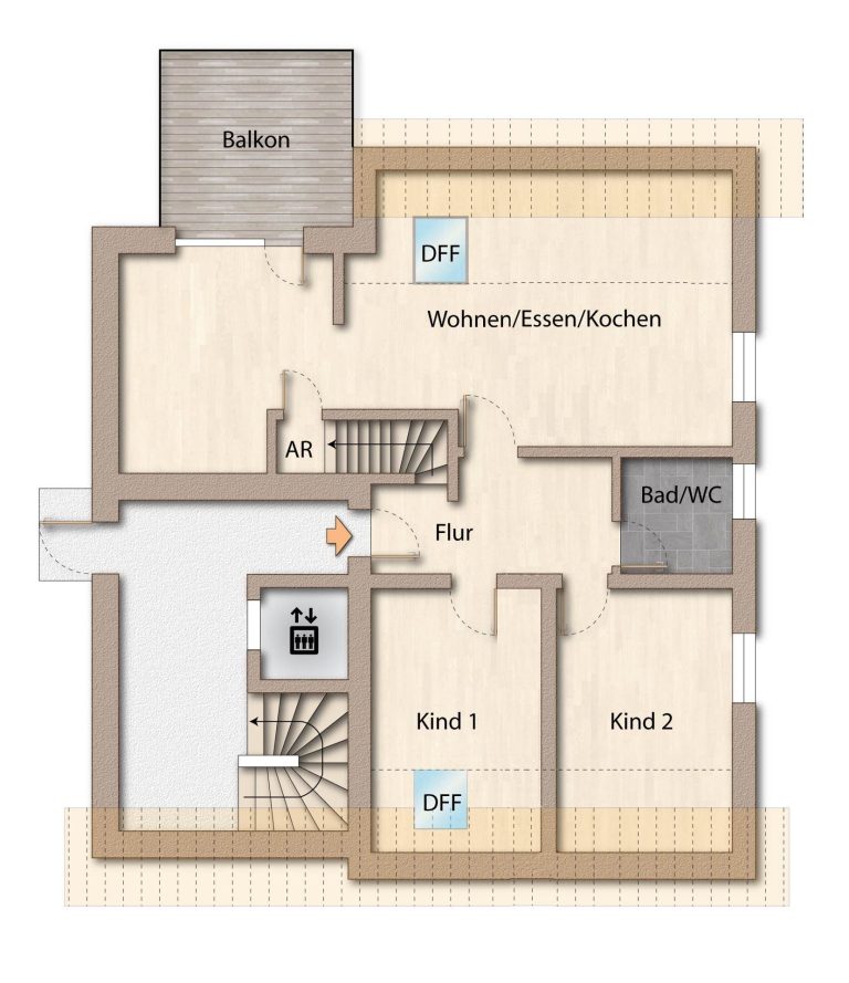 Immobilienangebot - Paderborn / Marienloh - Alle - Exklusive Maisonettewohnung in Paderborn/Marienloh: Modernes und großzügiges Wohnen!