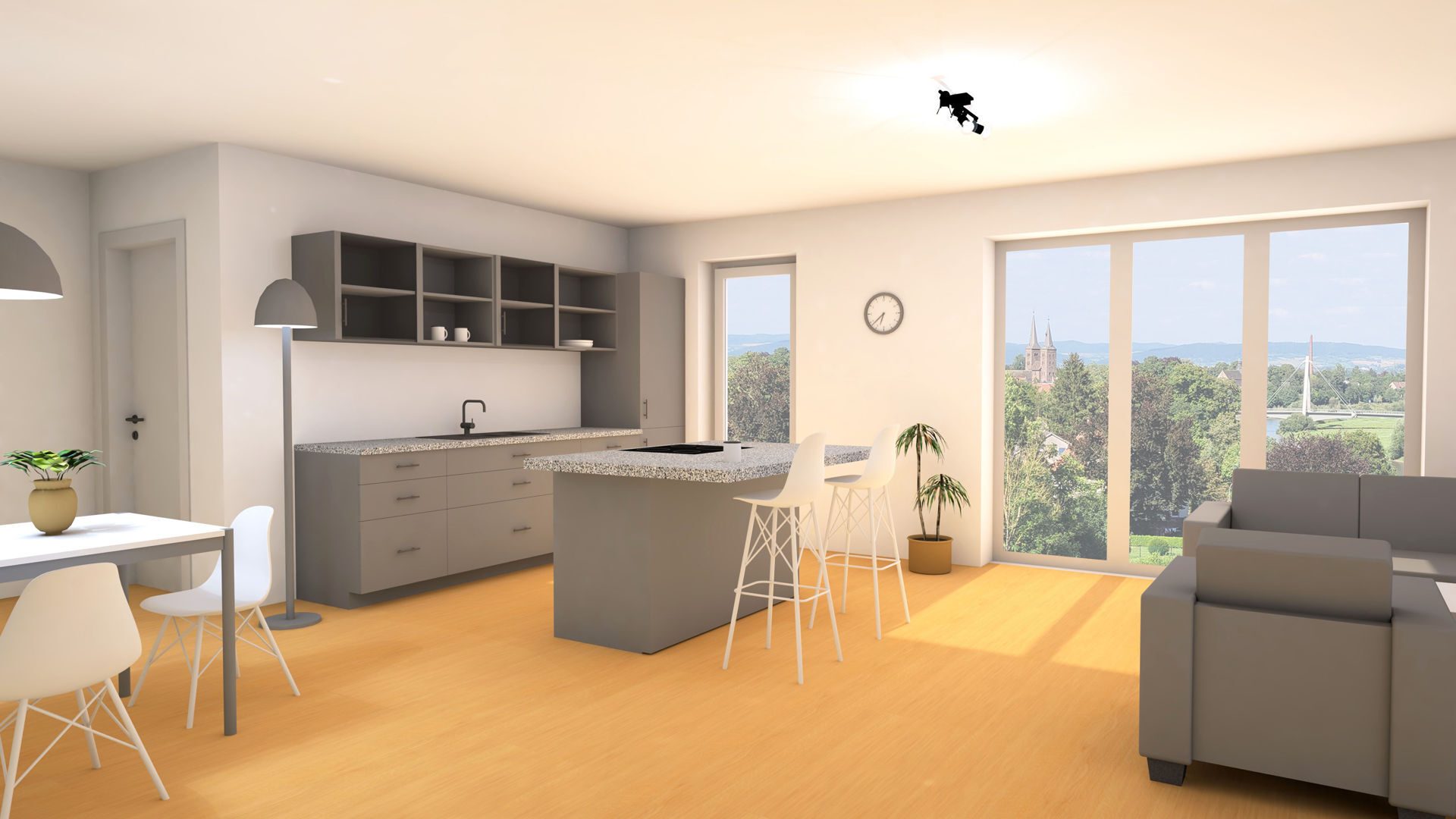 Immobilienangebot - Höxter - Alle - Wohnen mit Ausblick - grün und zentral!