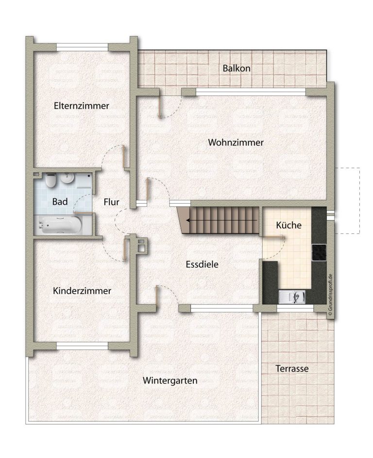 Immobilienangebot - Höxter - Alle - Einfamilienhaus mit Wintergarten in ruhiger Lage
