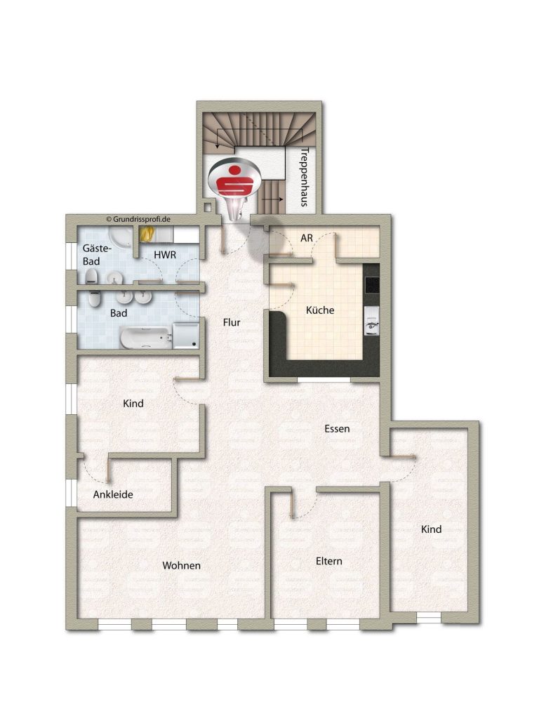 Immobilienangebot - Beverungen - Alle - Charmante 4-Zimmer-Wohnung mit eigenem Gartenparadies im Zentrum von Beverungen!