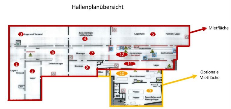 Immobilienangebot - Delbrück - Gewerbe - Gewerbehallen mit moderner Ausstattung und optionalen Büroflächen in der Nähe von Delbrück