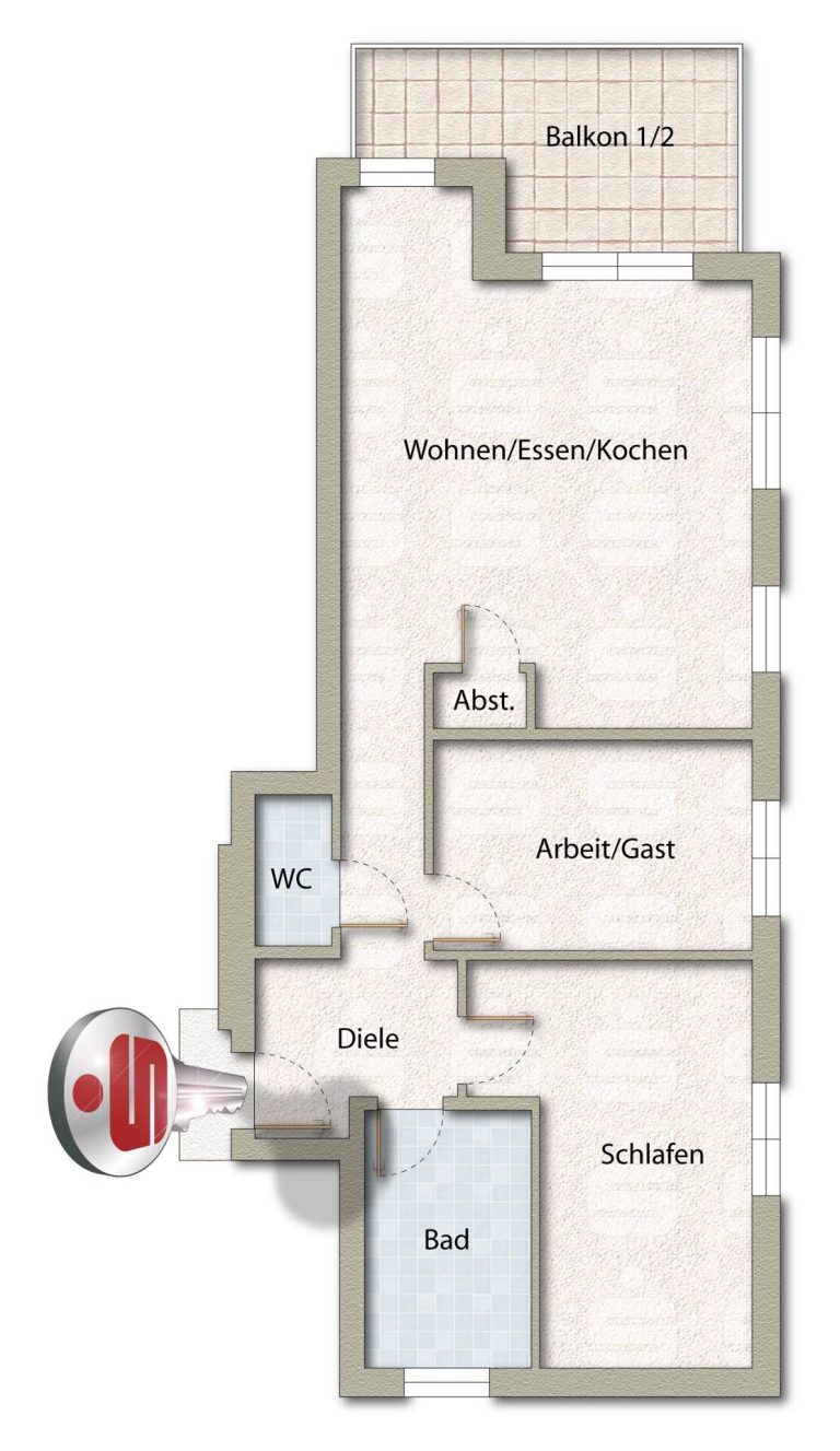 Immobilienangebot - Paderborn - Alle - Großartige Wohnung mit Balkon & Tiefgarage in Paderborn–Stadtheide