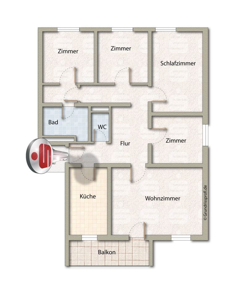 Immobilienangebot - Paderborn / Schloß Neuhaus - Alle - Attraktive Kapitalanlage: Gepflegte Etagenwohnung in zentraler Lage mit zuverlässiger Mietrendite