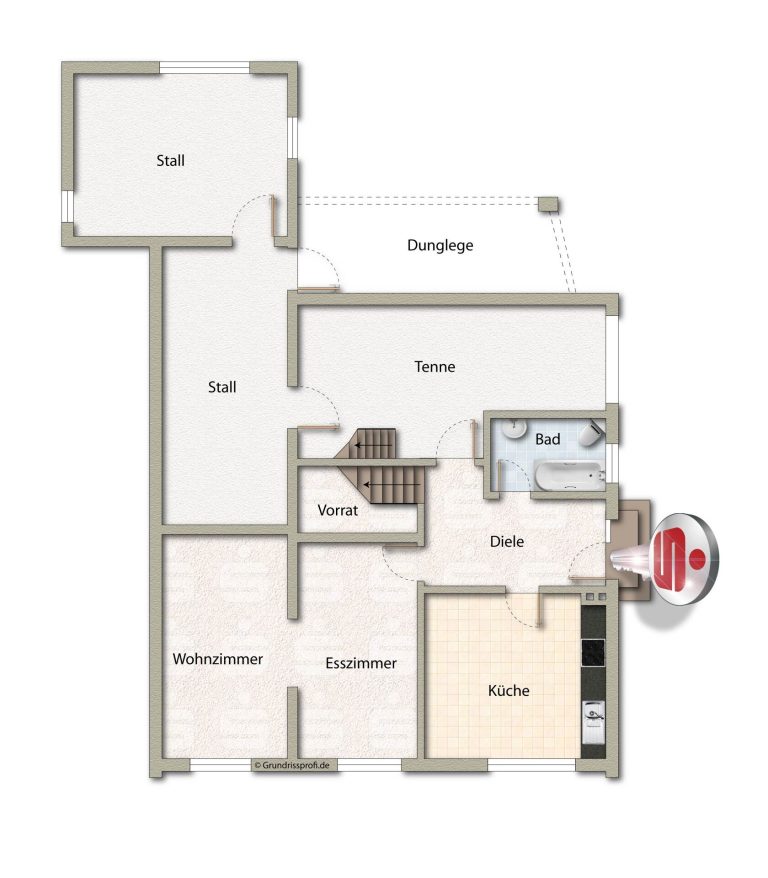 Immobilienangebot - Brakel - Alle - Einfamilienhaus mit großem Grundstück, Garage und viel Potenzial