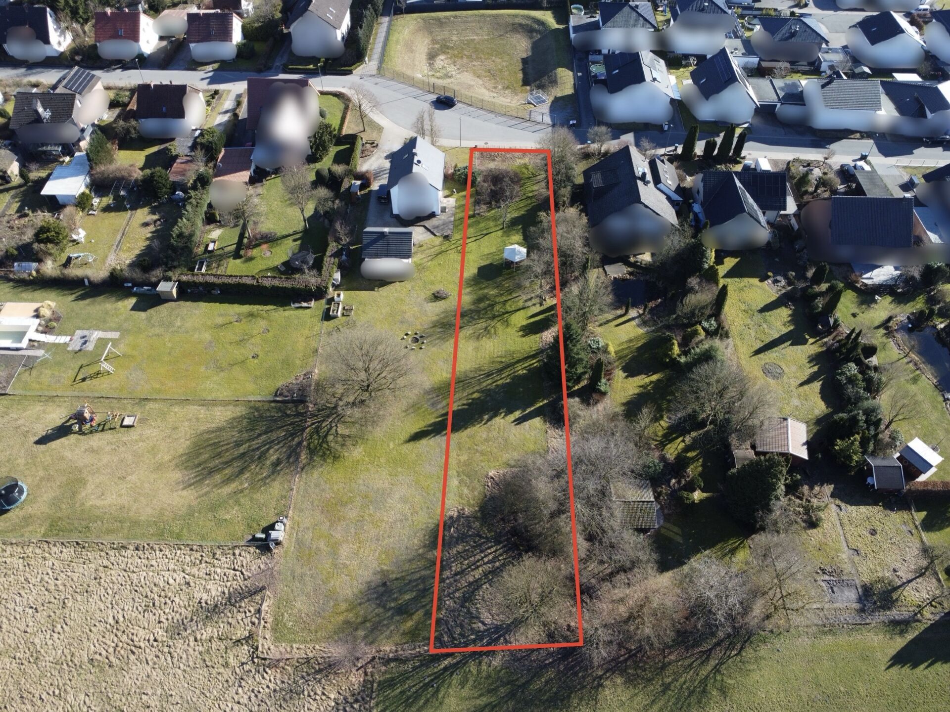Luftaufnahme 6 Immobilienangebot - Schlangen / Oesterholz-Haustenbeck - Grundstücke - Exklusives Baugrundstück in idyllischer Lage: Ihre Chance für den Wohntraum mit unverbaubarem Blick!