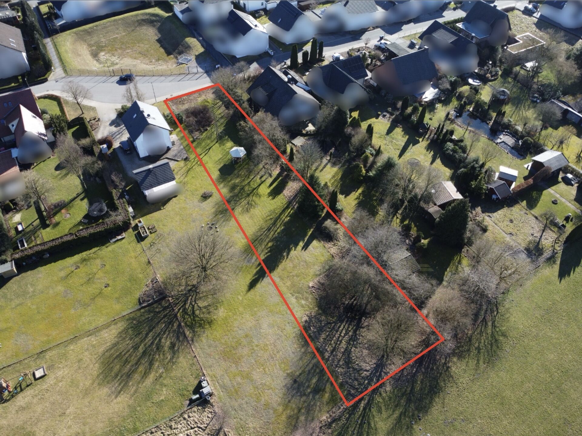 Luftaufnahme 5 Immobilienangebot - Schlangen / Oesterholz-Haustenbeck - Grundstücke - Exklusives Baugrundstück in idyllischer Lage: Ihre Chance für den Wohntraum mit unverbaubarem Blick!