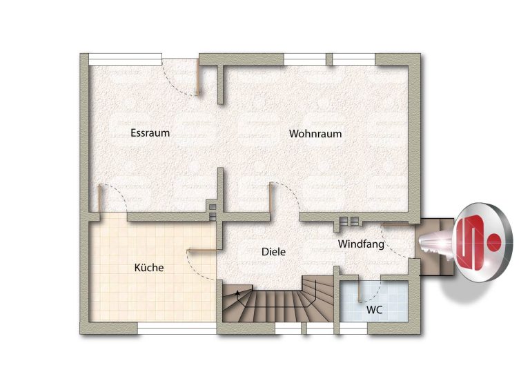 Immobilienangebot - Paderborn / Schloß Neuhaus - Alle - Gestalten Sie Ihr Traumhaus: Sanierungsbedürftige Doppelhaushälfte auf großzügigem Grundstück mit Potential
