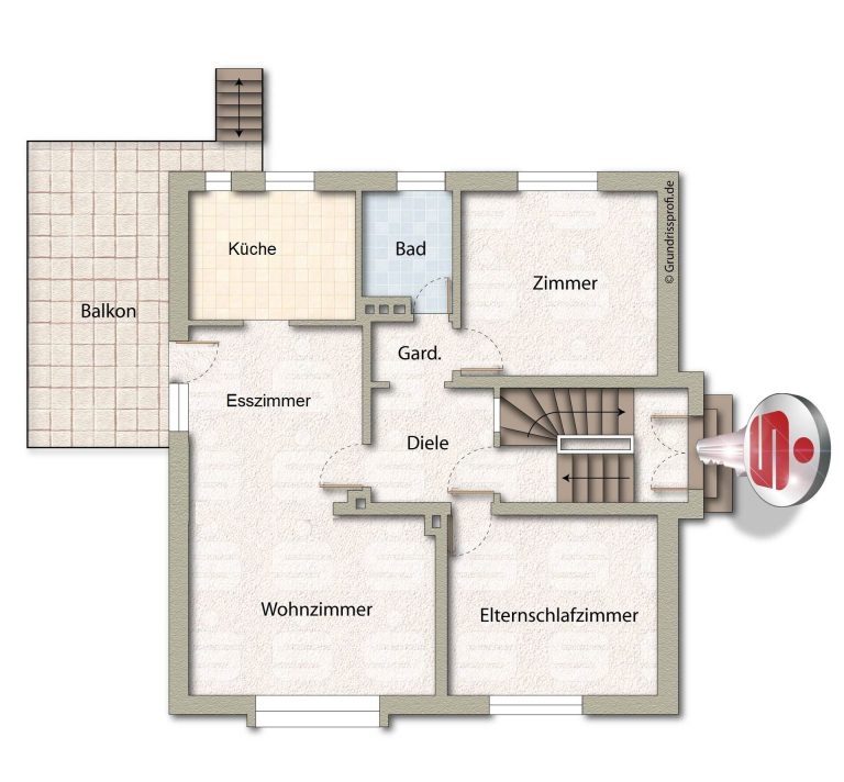 Immobilienangebot - Paderborn - Alle - Südstadt-Highlight - vielfältig nutzbar:
Zweifamilienhaus mit Einliegerwohnung