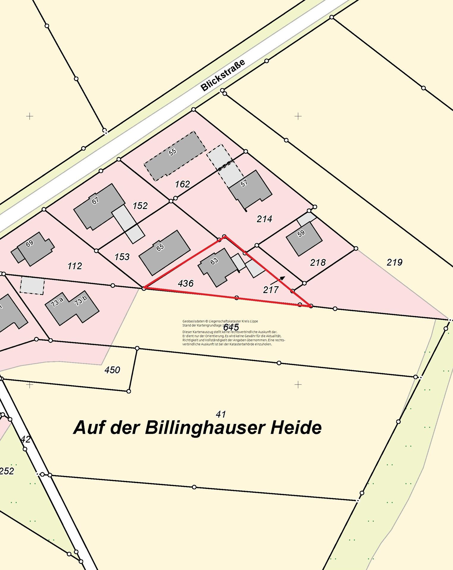 Immobilienangebot - Lage - Alle - Viel Platz unter den Augen des Hermann!