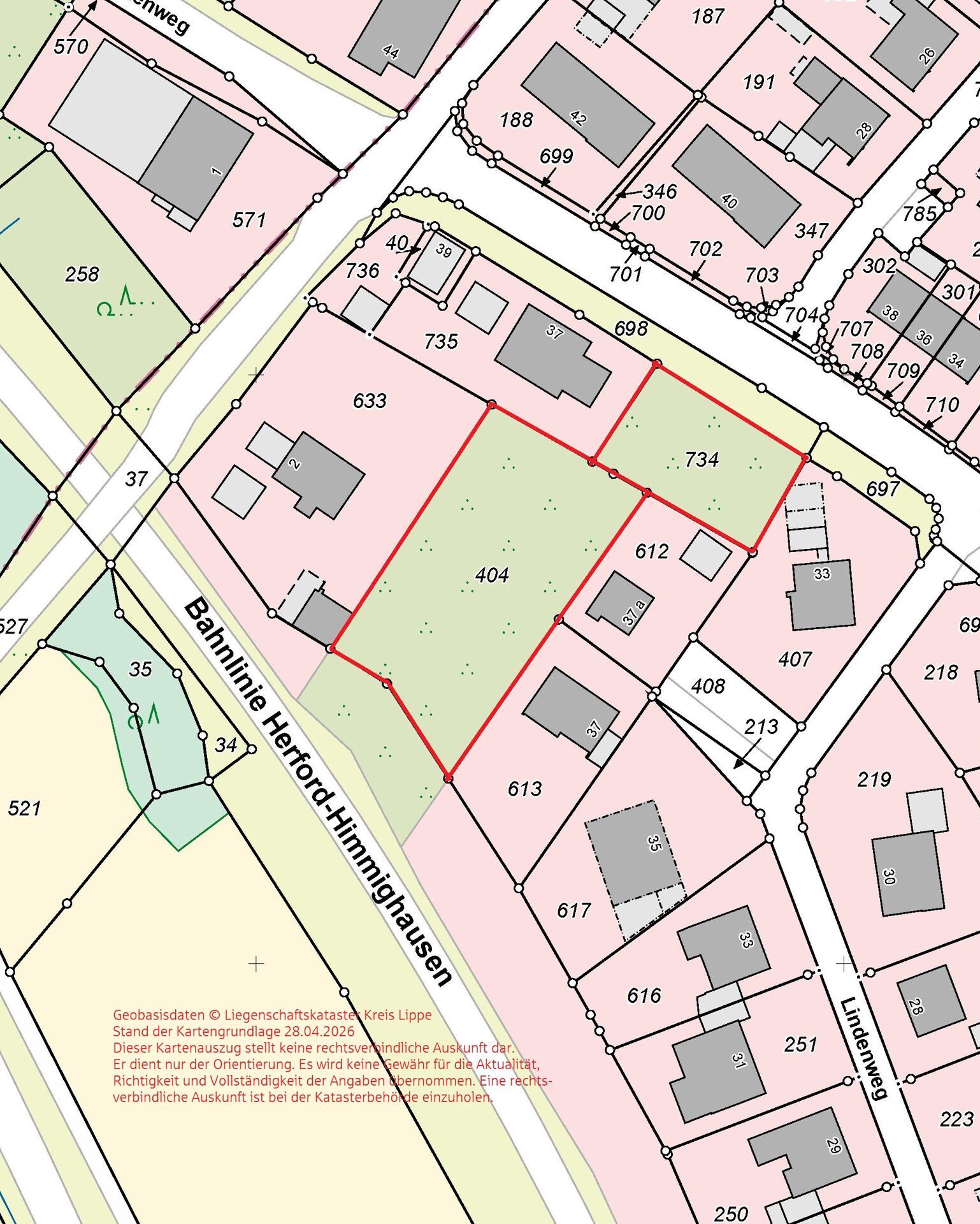 Immobilienangebot - Horn-Bad Meinberg - Grundstücke - Viel Raum für Ihre Wünsche!