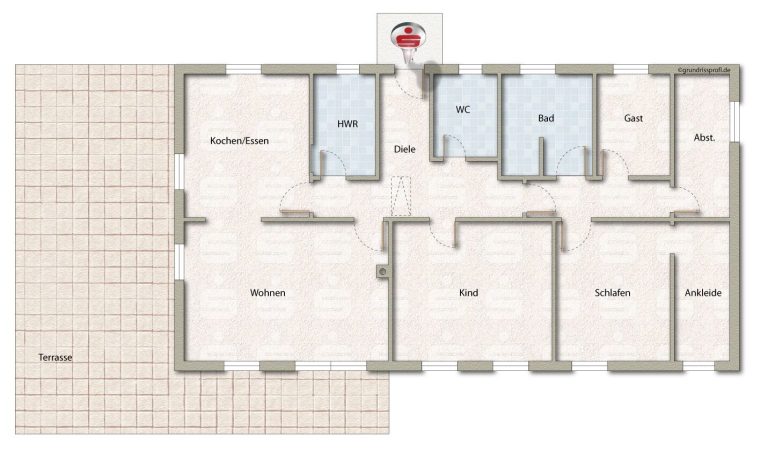 Immobilienangebot - Lage - Alle - Stadtnaher Wohnkomfort auf einer Ebene mit Ausbaupotential!