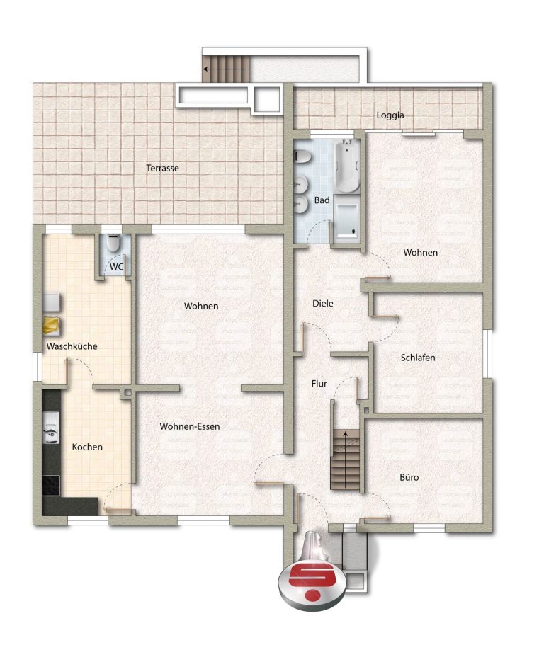 Immobilienangebot - Borgentreich / Bühne - Alle - Einfamilienhaus mit großem Garten und vielseitigen Nutzungsmöglichkeiten in Bühne