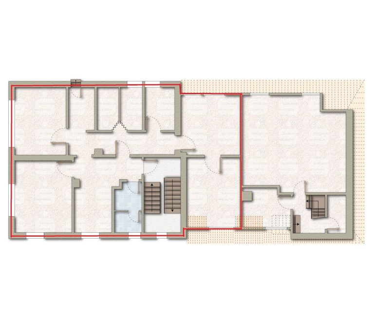 Immobilienangebot - Lage - Gewerbe - Charmante Praxis- und Bürofläche zur Vermietung, ca. 95 m² im Erdgeschoss