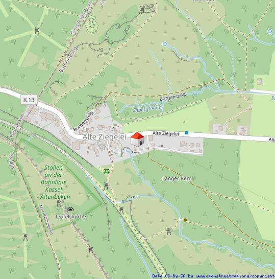 Immobilienangebot - Bad Driburg / Neuenheerse - Alle - Haus am Wald gelegen mit Werkstatt und Wiese - auch ideal für Pferdeliebhaber !