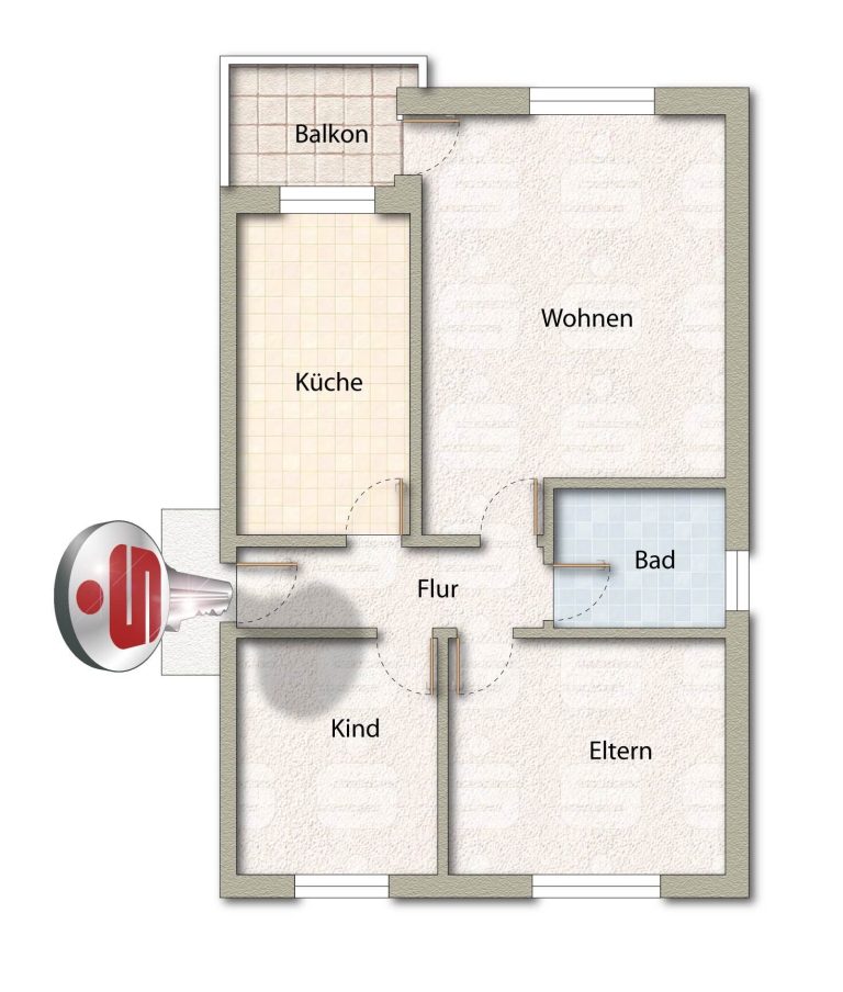 Immobilienangebot - Büren / Steinhausen - Alle - Ihre Wahl: Attraktive Kapitalanlage oder neues Eigenheim - Etagenwohnung in Büren Steinhausen