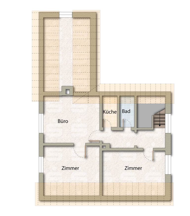 Immobilienangebot - Büren / Steinhausen - Alle - Einfamilienhaus mit weitläufigem Grundstück und Gestaltungpotenzial in Büren-Steinhausen