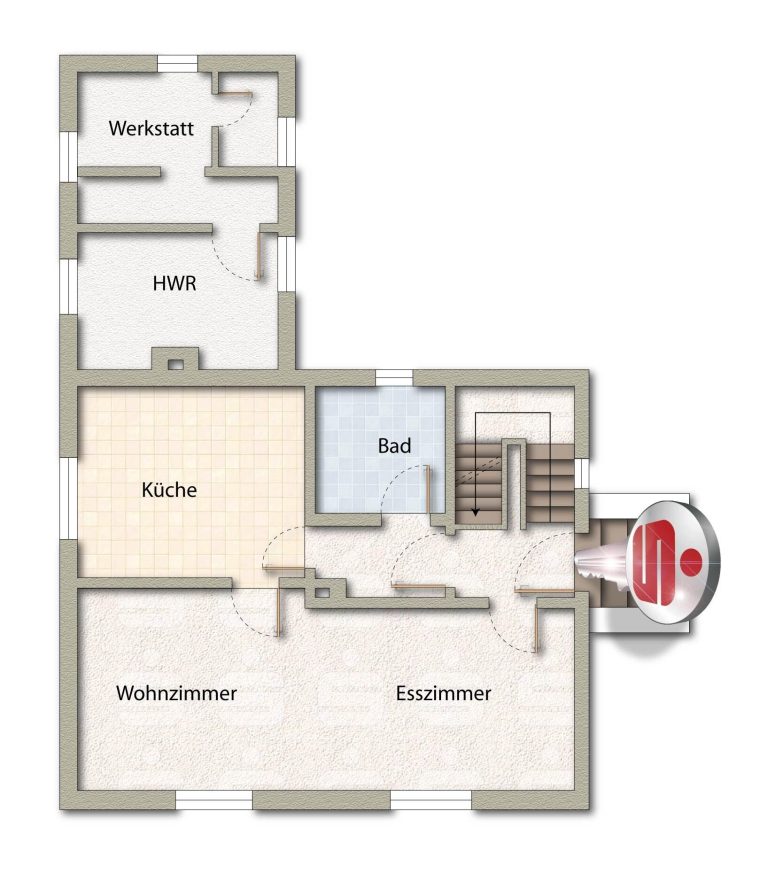 Immobilienangebot - Büren / Steinhausen - Alle - Einfamilienhaus mit weitläufigem Grundstück und Gestaltungpotenzial in Büren-Steinhausen