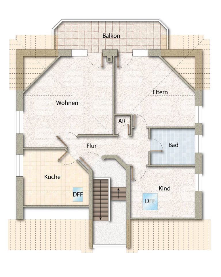 Immobilienangebot - Paderborn / Elsen - Alle - Ruhig gelegene Eigentumswohnung in Elsen mit schönem Balkon und 2 Stellplätzen