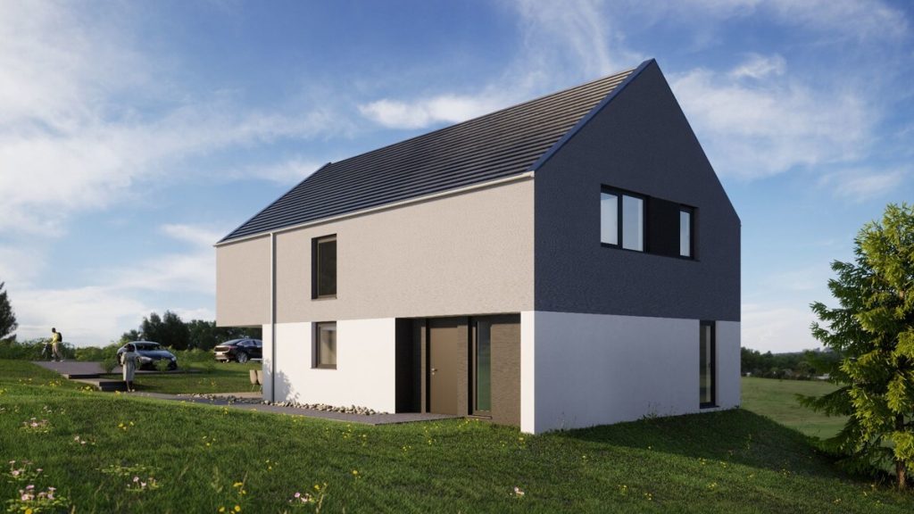Visualisierung Eingangsbereich VR Immobilien GmbH - Immobilienangebot - Eichenzell - Alle - Energieeffizient. Modern. Komfortabel. Neubau-Einfamilienhaus in schöner Ortsrandlage von Lütter