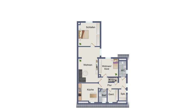 VR Immobilien GmbH - Immobilienangebot - Vacha - Alle - Gepflegtes Ein- bis Zweifamilienhaus mit Nebengebäude und großem Garten in Vacha - Völkershausen