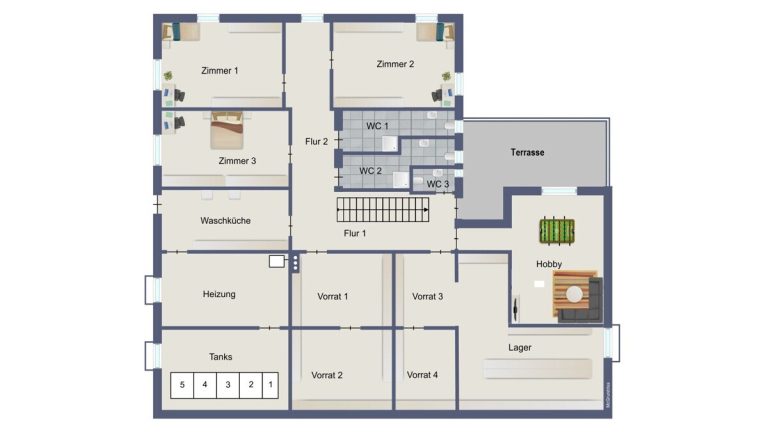 VR Immobilien GmbH - Immobilienangebot - Schlüchtern - Alle - Großzügiges Einfamilienhaus mit Doppelgarage auf 1.600 m² in Schlüchtern-Hutten