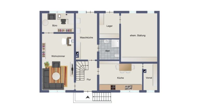 VR Immobilien GmbH - Immobilienangebot - Freiensteinau - Alle - Hofanlage mit Einfamilienhaus, Nebengebäuden & Grünflächen in Holzmühl