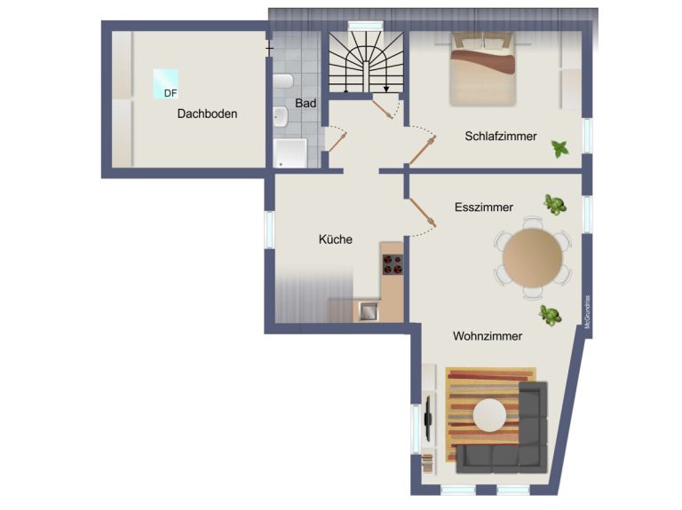VR Immobilien GmbH - Immobilienangebot - Hilders - Alle - RESERVIERT: Gepflegtes Einfamilienhaus im Ortskern Hilders