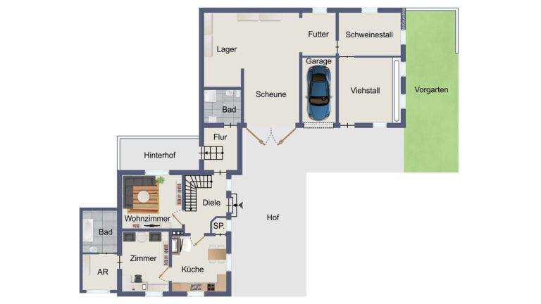VR Immobilien GmbH - Immobilienangebot - Hohenroda - Alle - Hofanlage und Scheune mit Geschichte, Charakter und Möglichkeiten