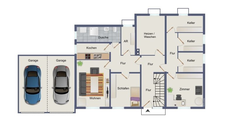VR Immobilien GmbH - Immobilienangebot - Bad Hersfeld - Alle - RESERVIERT: Gepflegtes Dreifamilienhaus in beliebter Lage von Bad Hersfeld