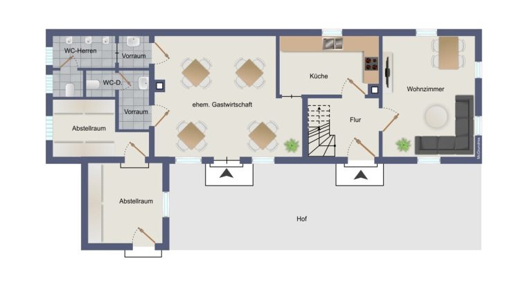 VR Immobilien GmbH - Immobilienangebot - Burghaun - Alle - RESERVIERT: Historisches Wohnhaus mit Anbau und vielseitigen Nutzungsmöglichkeiten in Burghaun