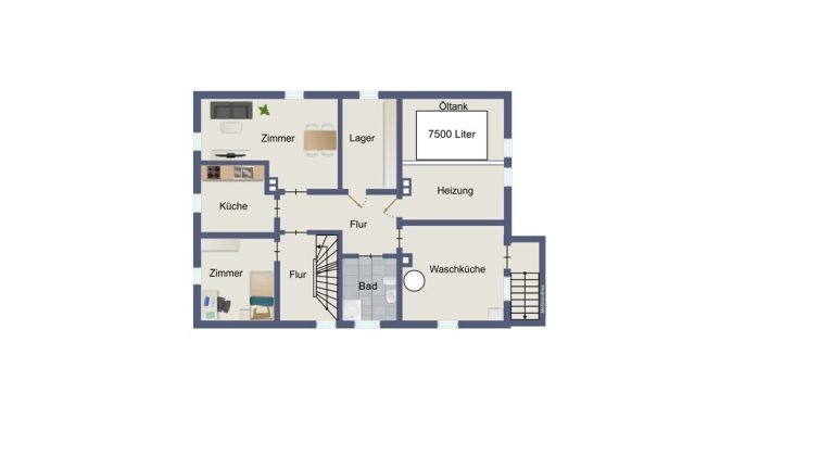 VR Immobilien GmbH - Immobilienangebot - Hünfeld - Alle - RESERVIERT: Charmantes Einfamilienhaus mit Einliegerwohnung in ruhiger Lage von Hünfeld- Kirchhasel
