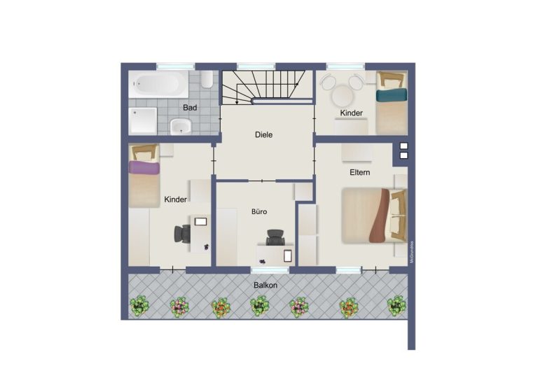 VR Immobilien GmbH - Immobilienangebot - Fulda - Alle - Gepflegtes Reihenendhaus in Fulda-Maberzell zu vermieten!
