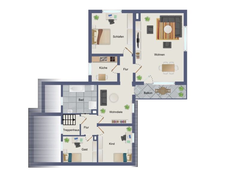 VR Immobilien GmbH - Immobilienangebot - Brachttal - Alle - Besonderes Immobilienensemble: Zweifamilienhaus mit Anbau Bungalow auf großzügigem Grundstück