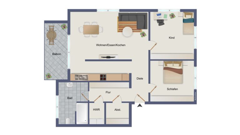 VR Immobilien GmbH - Immobilienangebot - Schlüchtern - Alle - Nur noch 3 Wohnungen verfügbar! Attraktive Neubauwohnung in Schlüchtern zum Verkauf