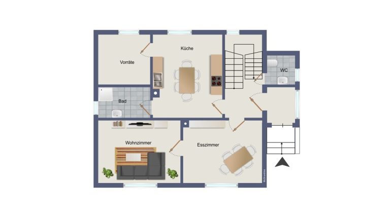 VR Immobilien GmbH - Immobilienangebot - Vacha - Alle - Gepflegtes Einfamilienhaus mit Scheune in Völkershausen