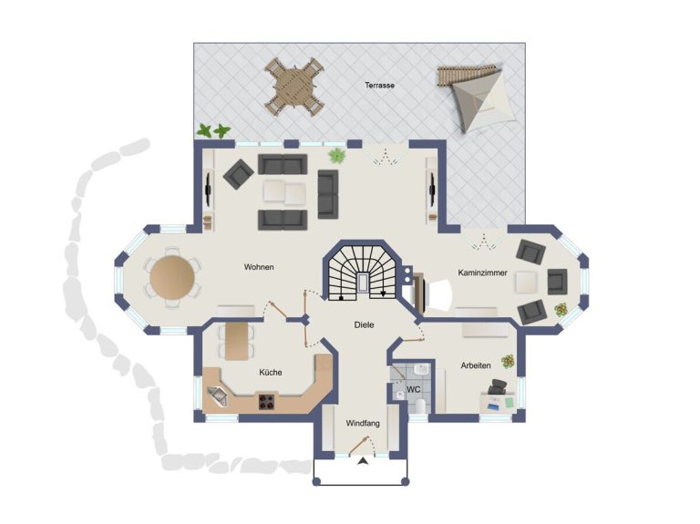 VR Immobilien GmbH - Immobilienangebot - Eiterfeld - Alle - Repräsentatives Einfamilienhaus mit Einliegerwohnung in Eiterfeld-Leimbach