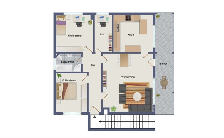 VR Immobilien GmbH - Immobilienangebot - Petersberg - Alle - Einfamilienhaus in Petersberg mit Balkon und zwei großen Garagen